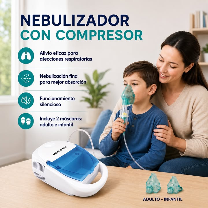 NEBULIZADOR CON COMPRESOR - Imagen 2