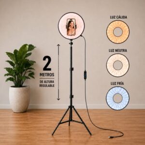 ARO LED CON TRÍPODE