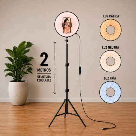 ARO LED CON TRÍPODE