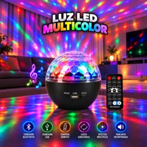 LUZ LED MULTICOLOR
