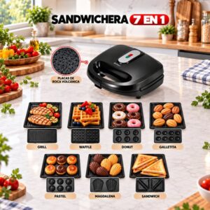 SANDWICHERA 7 EN 1