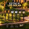 2x1 - ESTACA LED SOLAR