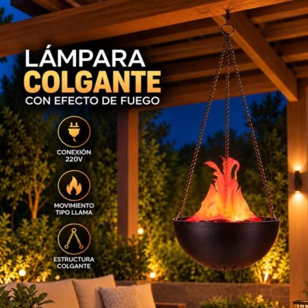 LÁMPARA TIPO LLAMA